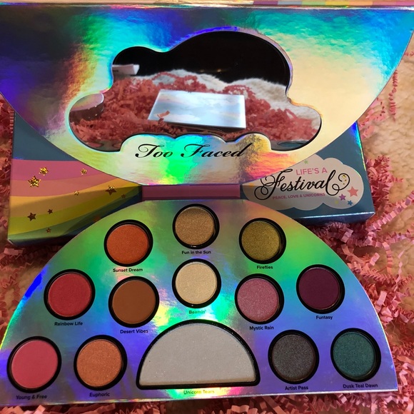 LAST ONE! 🌈Too Faced Life’s a Festival pallet 🦄 - Picture 4 of 8
